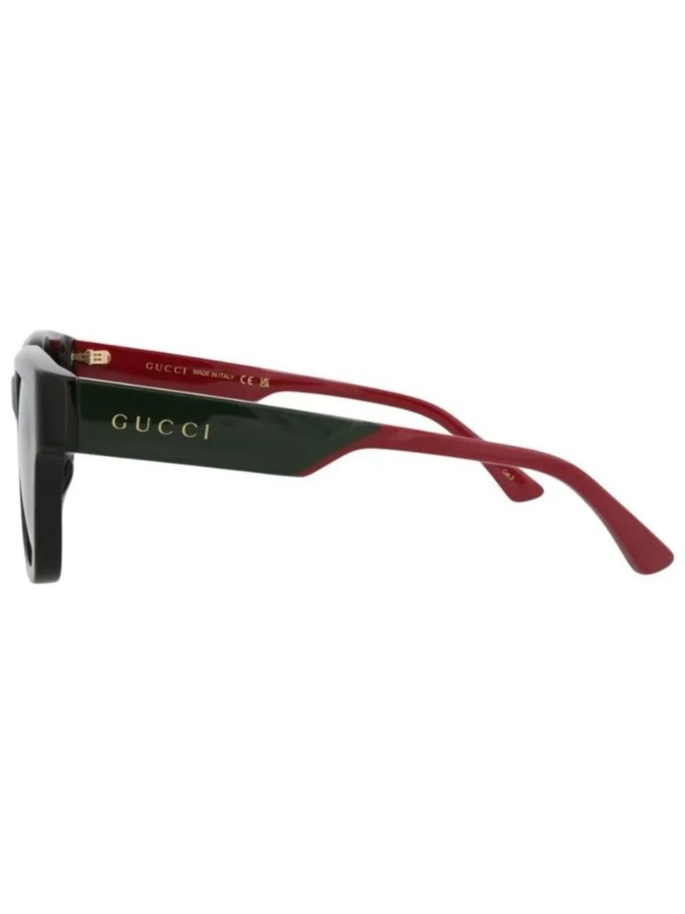 New Gucci Mens Square/Rectangle Black Red Green Fashion Designer Sunglasses